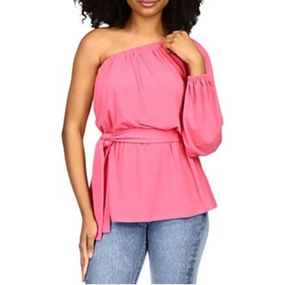 Michael Kors One Shoulder Tunic Top - NWT Size Small
